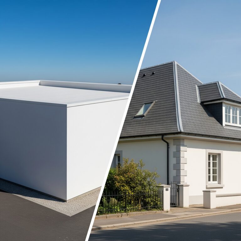 Flat vs. Pitched Roofs