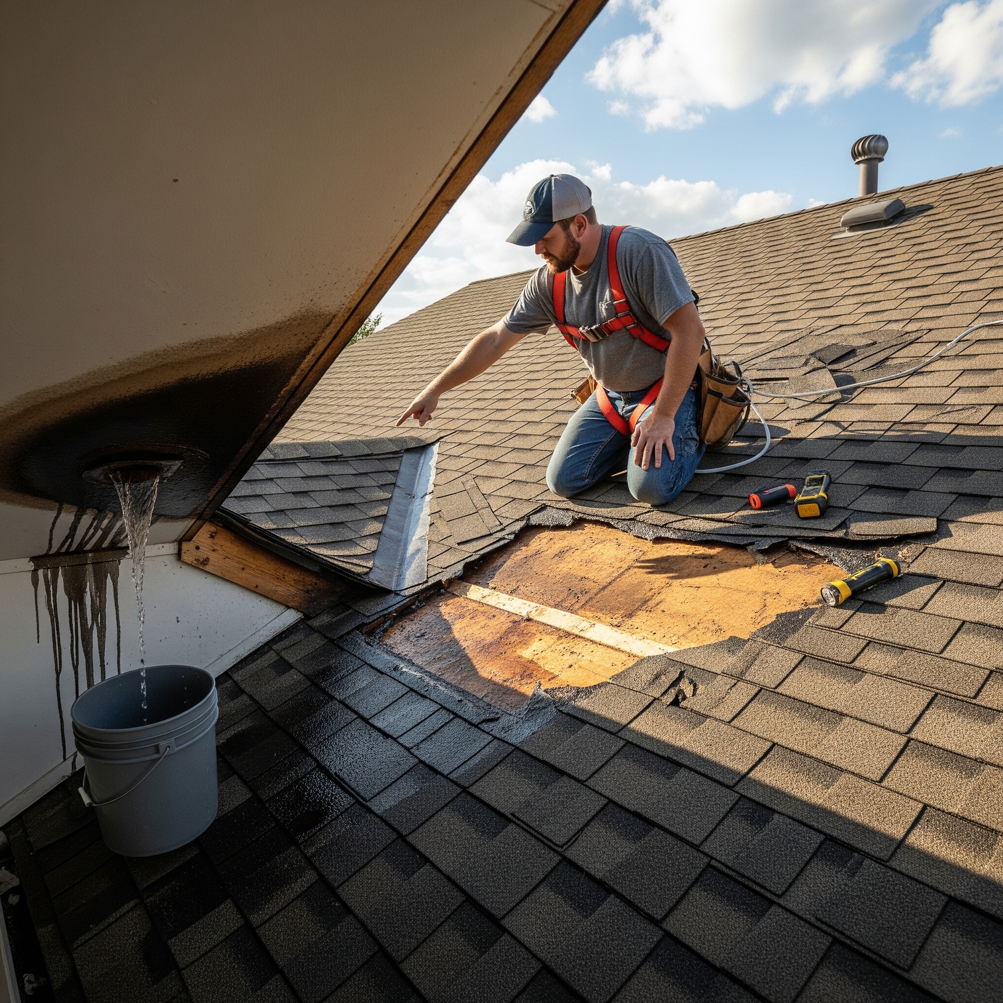 Roof Leak Detection and Repair