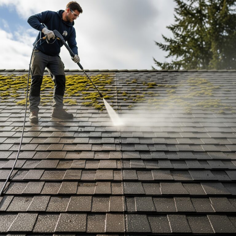 regular roof cleaning benefits