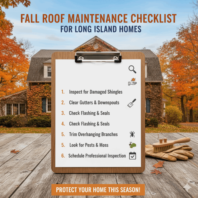 Fall Roof Maintenance Checklist
