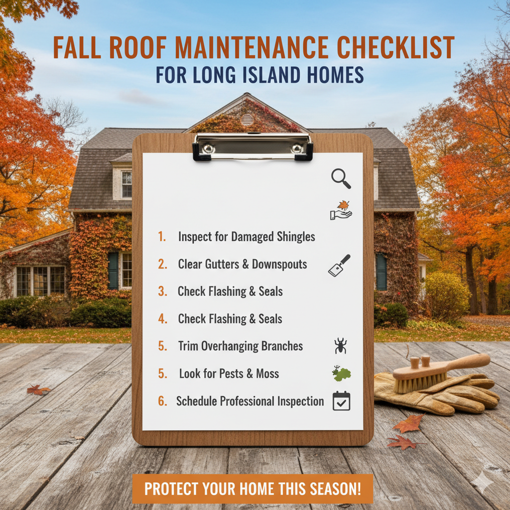 Fall Roof Maintenance Checklist