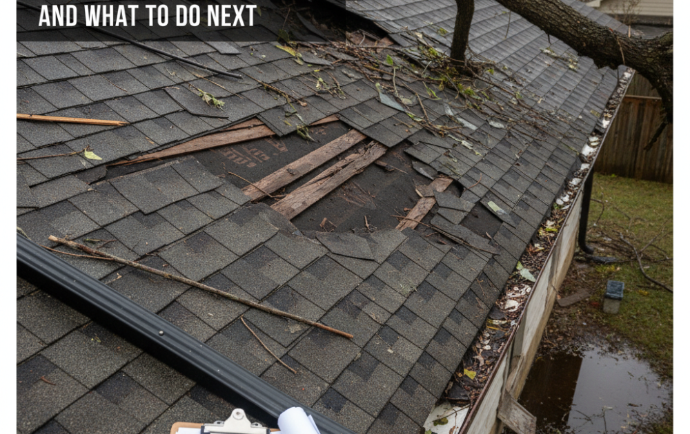 Storm Damage Roof Repair