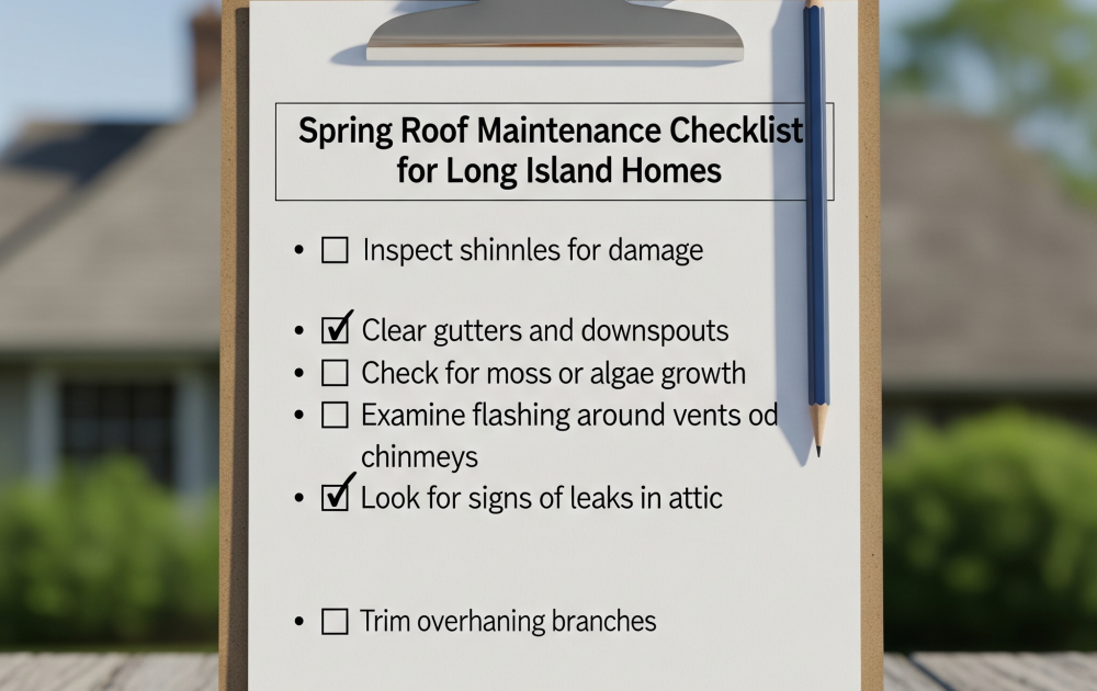 Spring Roof Maintenance