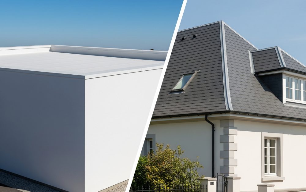 Flat vs. Pitched Roofs